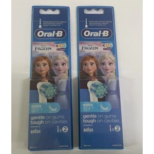 Oral-B EB10S冰雪奇緣兒童電動超柔軟替換刷頭 2支