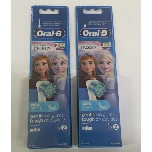 Oral-B EB10S冰雪奇緣兒童電動超柔軟替換刷頭 2支